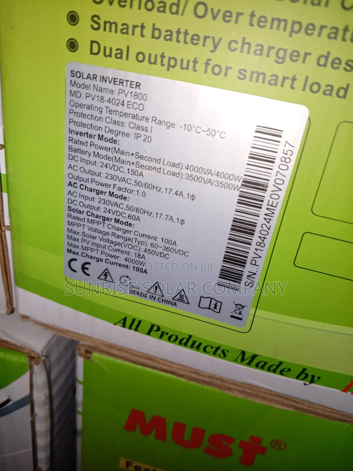 Hybrid Inverter 24v 4kw
