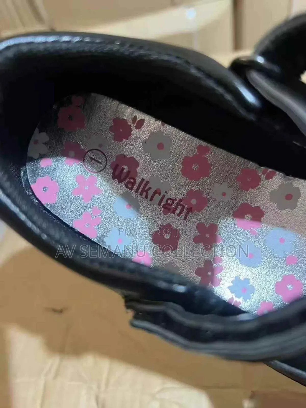Girls Black School Shoes