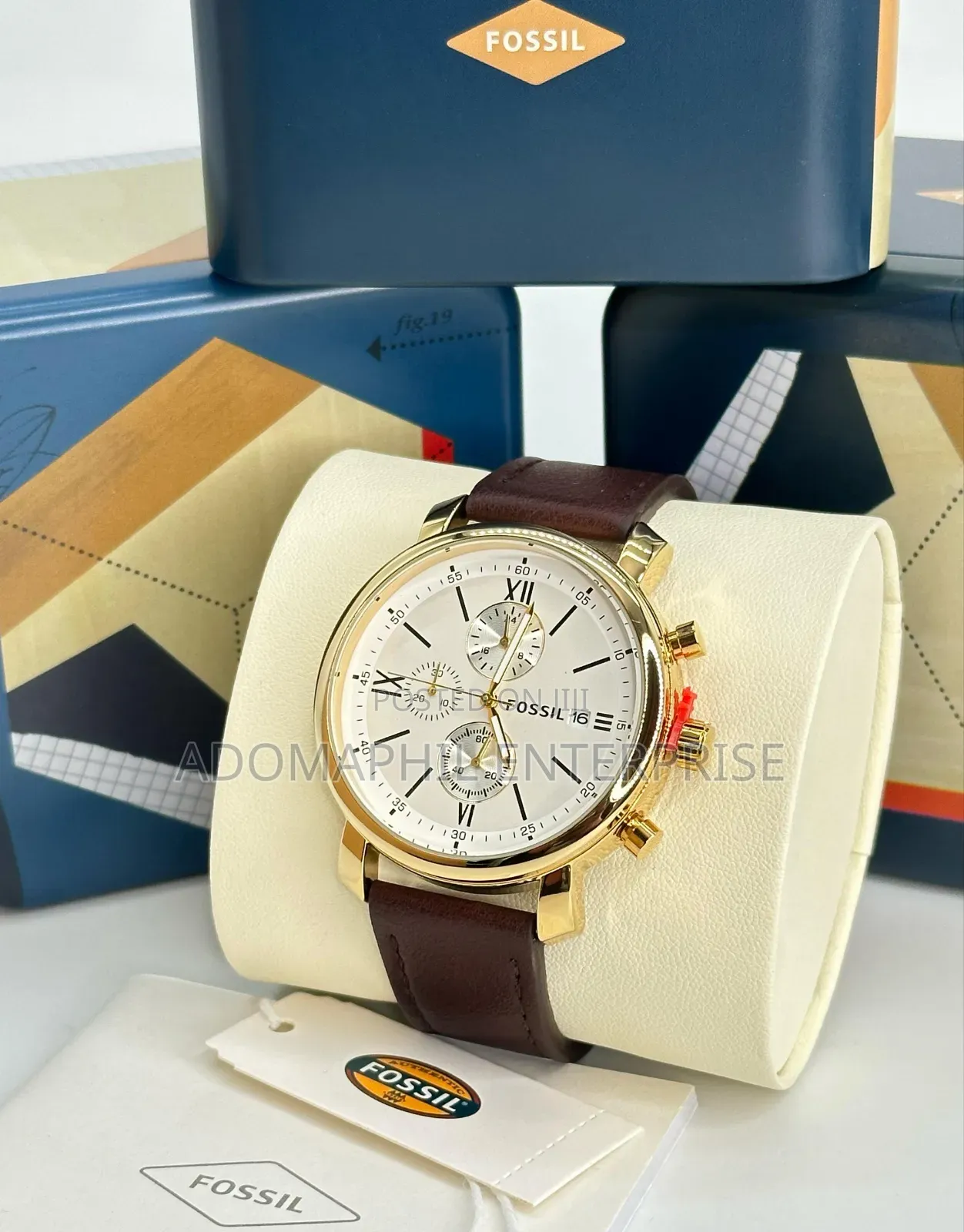 Original Fossil Leather Watch