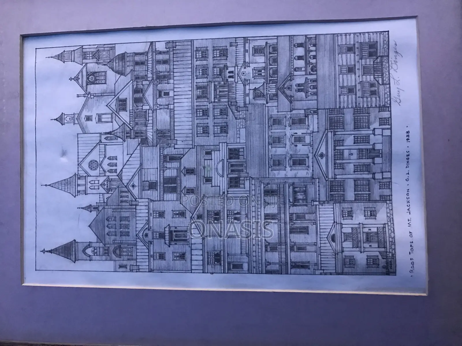 Wall Pencil Art for Home Decor From 1988