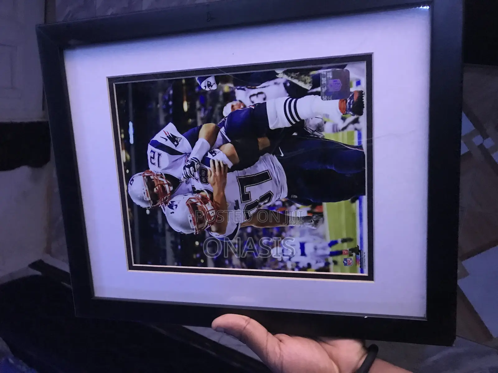 Artwork NFL Tom Brady Rob Gronkowski