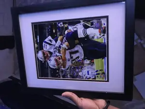 Artwork NFL Tom Brady Rob Gronkowski