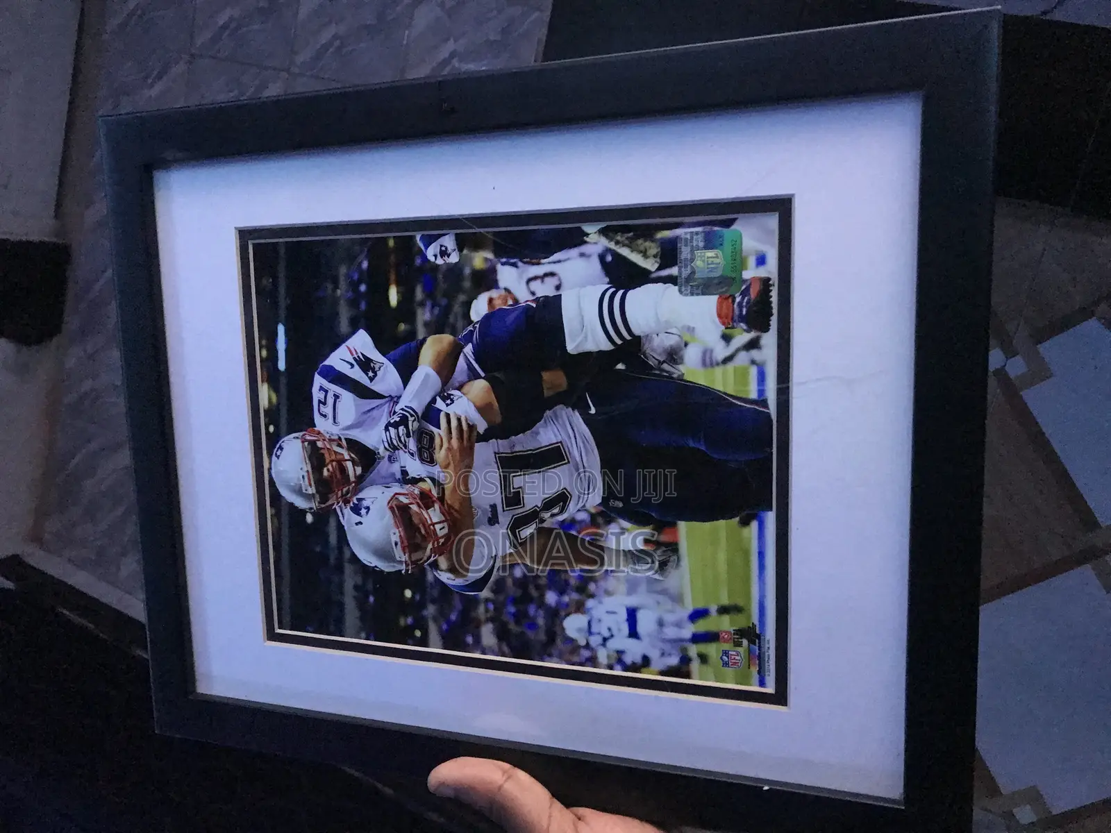 Artwork NFL Tom Brady Rob Gronkowski
