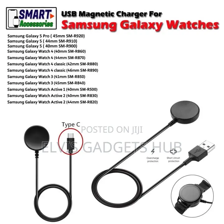 Samsung Galaxy Watch 6/5/5 Pro/4/3 Charger