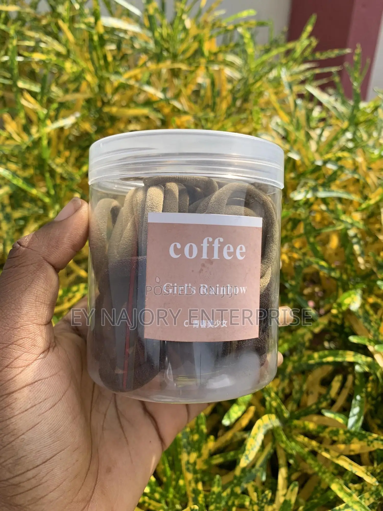 Hair Elastic Band (50pieces in a Container)