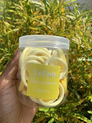 Hair Elastic Band (50pieces in a Container)