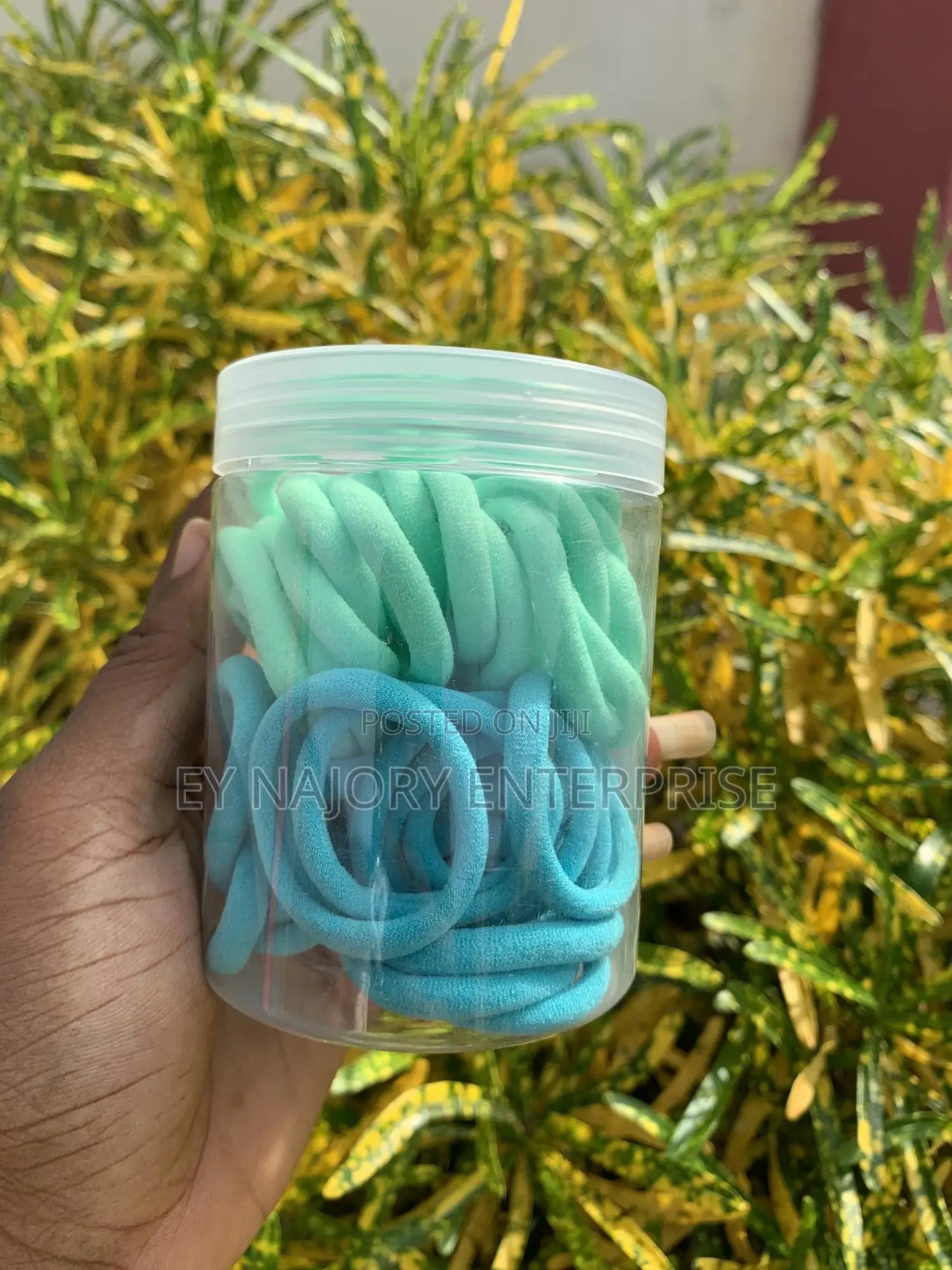 Hair Elastic Band (50pieces in a Container)
