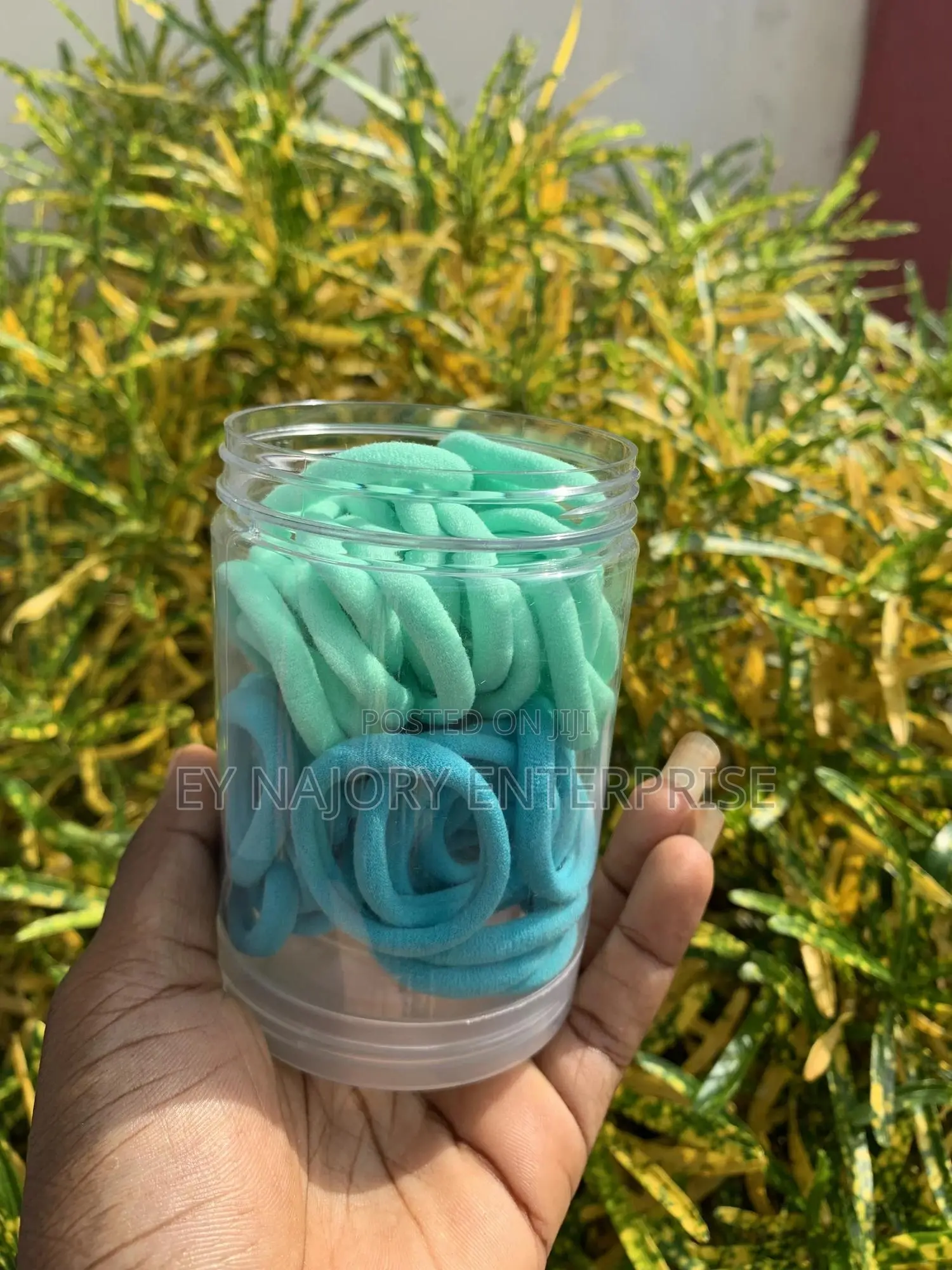 Hair Elastic Band (50pieces in a Container)