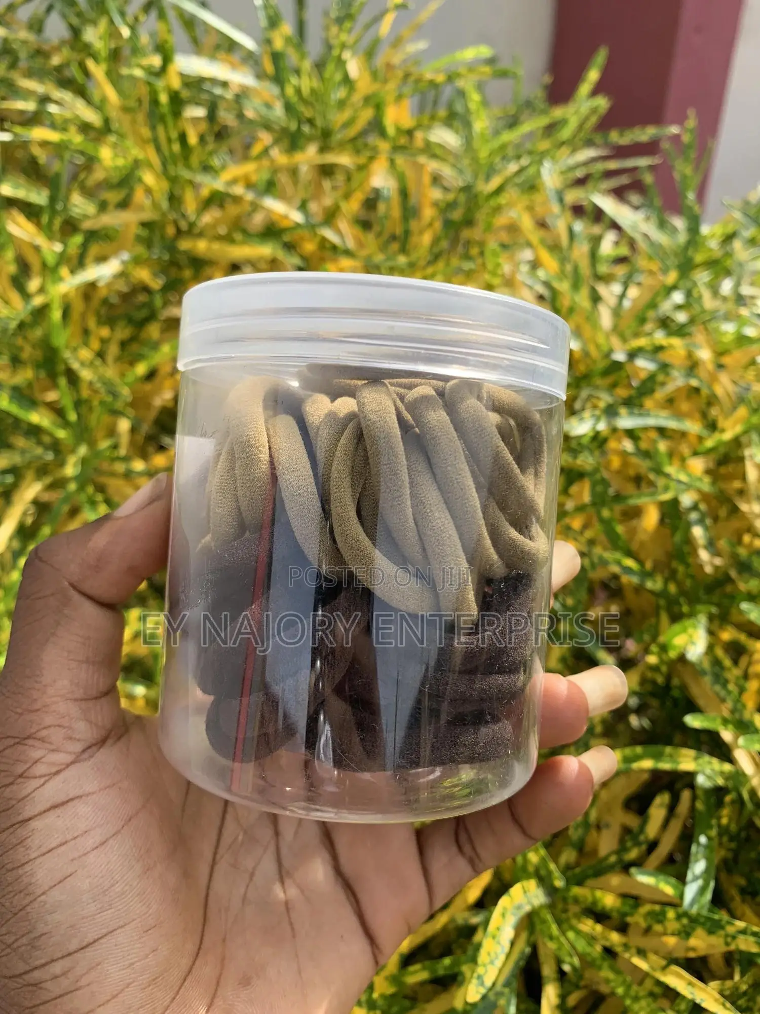 Hair Elastic Band (50pieces in a Container)