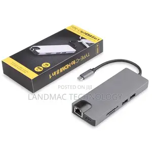 Type C 8-in-1 Adapter8 in 1 Type C to Usb-C Hdmi Adapter