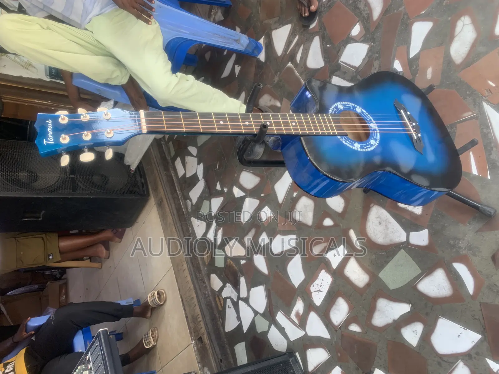 Acoustic Guitar Blue
