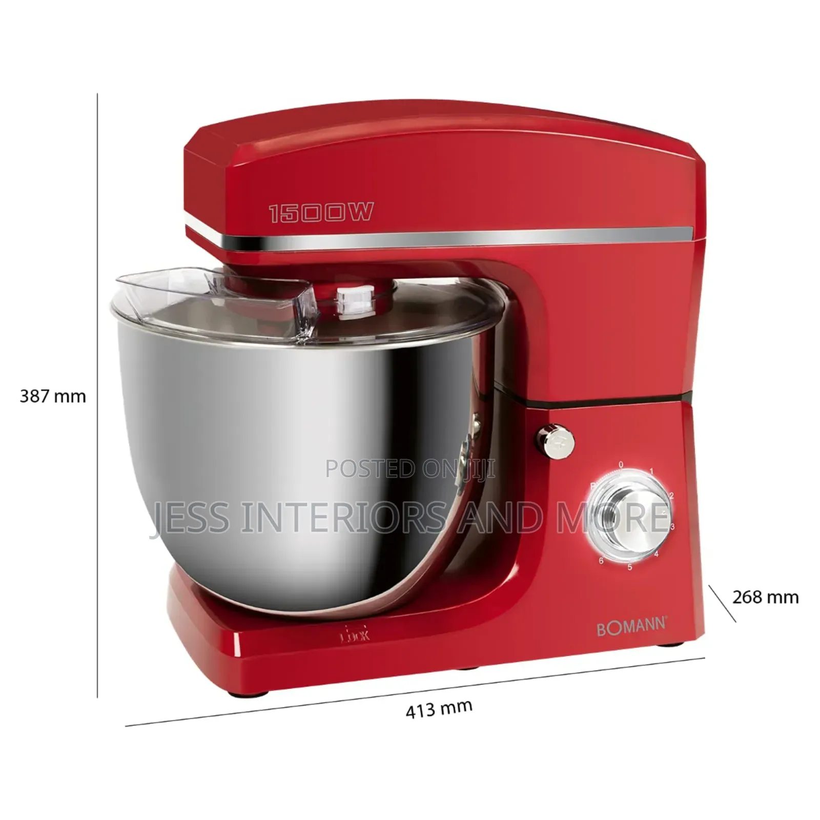 Bomann 10l Stainless Steel Stand Mixer