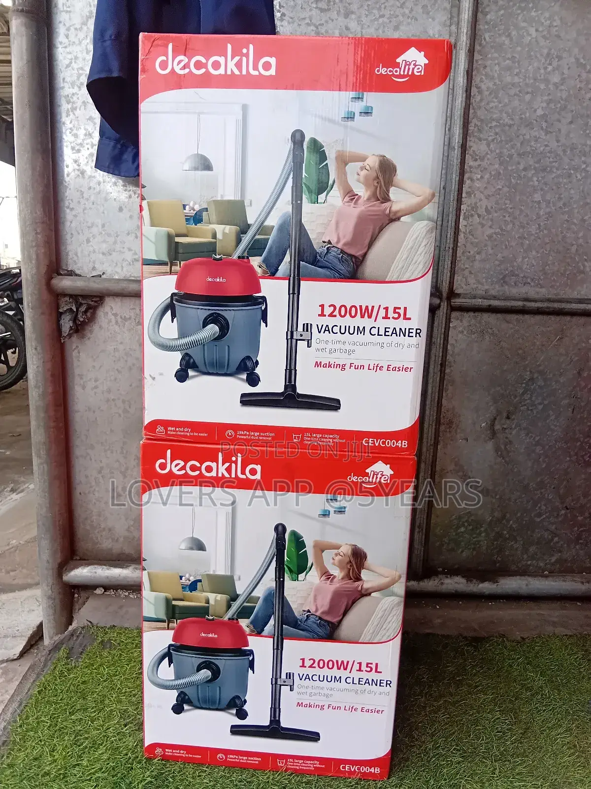 Vacuum Cleaner Decakila 1200w/15l Fast Cleaning