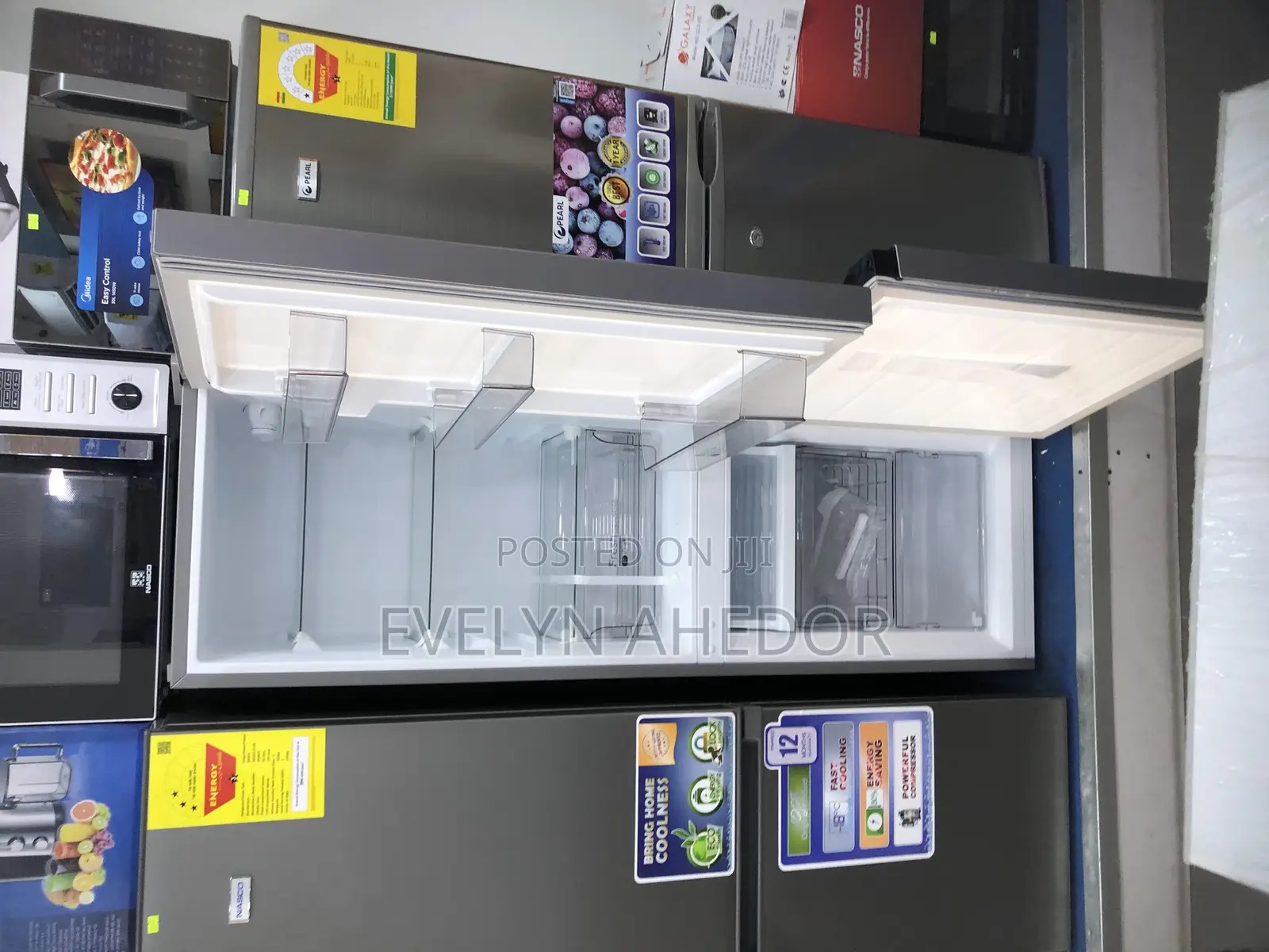 Brand New Midea Double Door Fridge 174 Liters