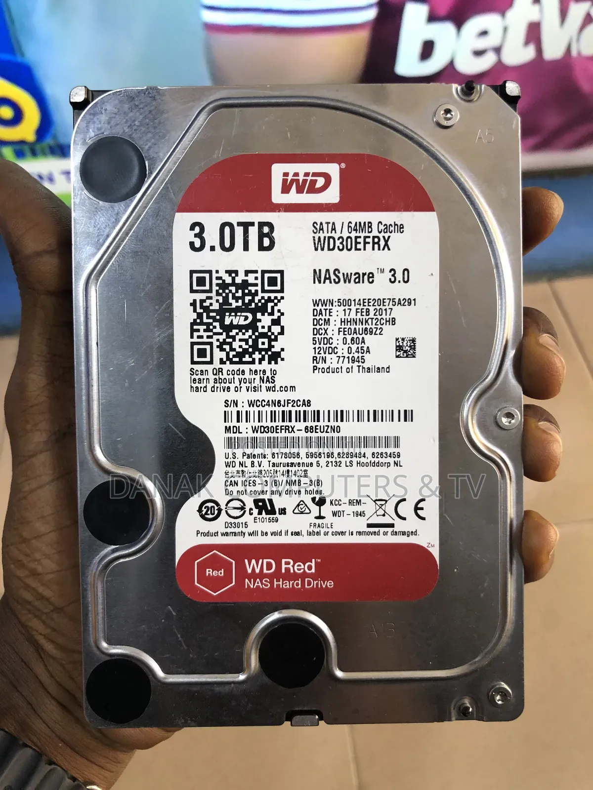 Western Digital Nasware 3.0 Red Desktop Hdd 3tb