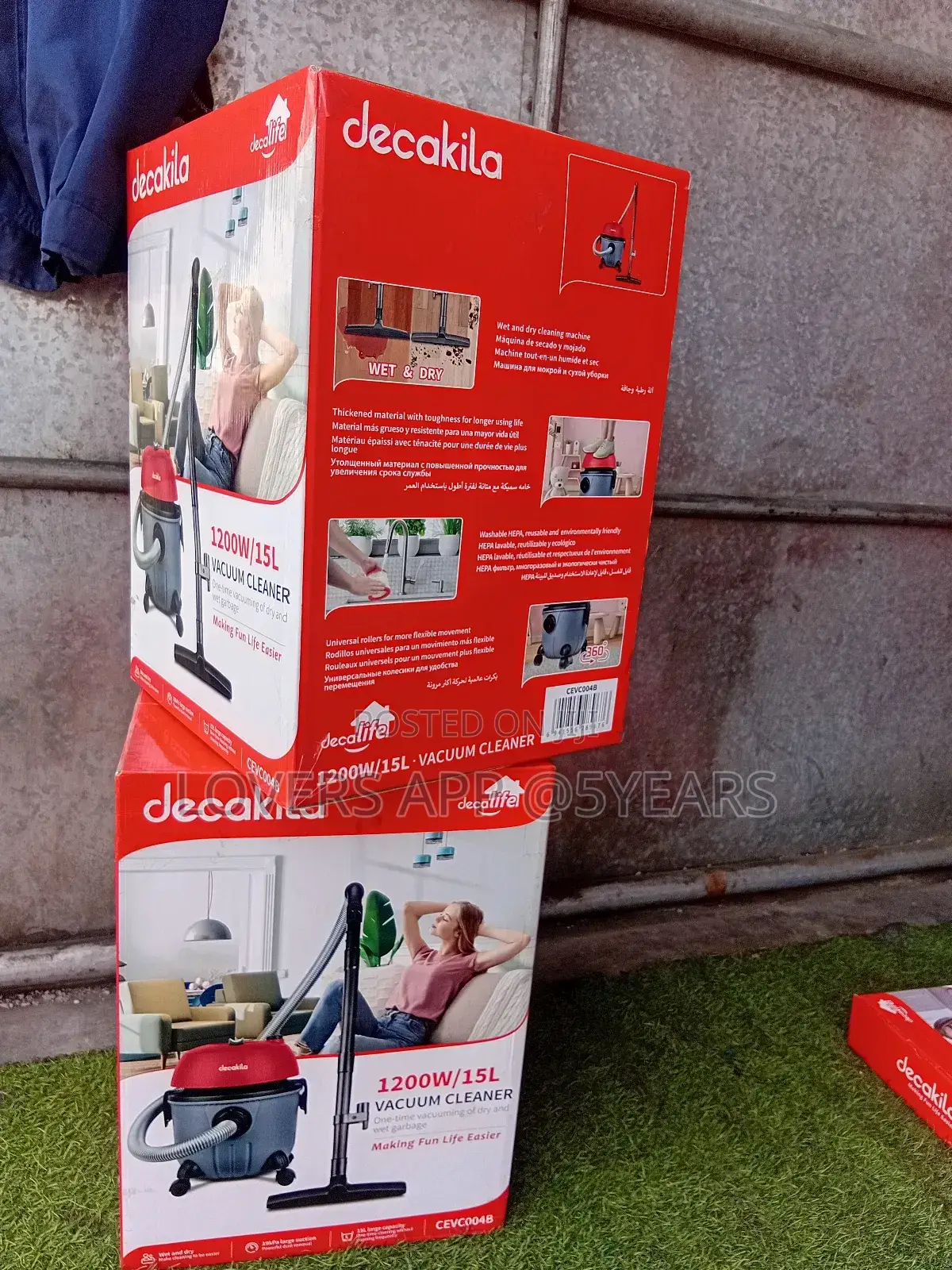 Brand New Decakila 1200w/15l Vacuum Cleaner Decakila