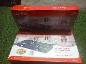 Useful Decakila 1000w+1000w Double Hot Plate Cooking System