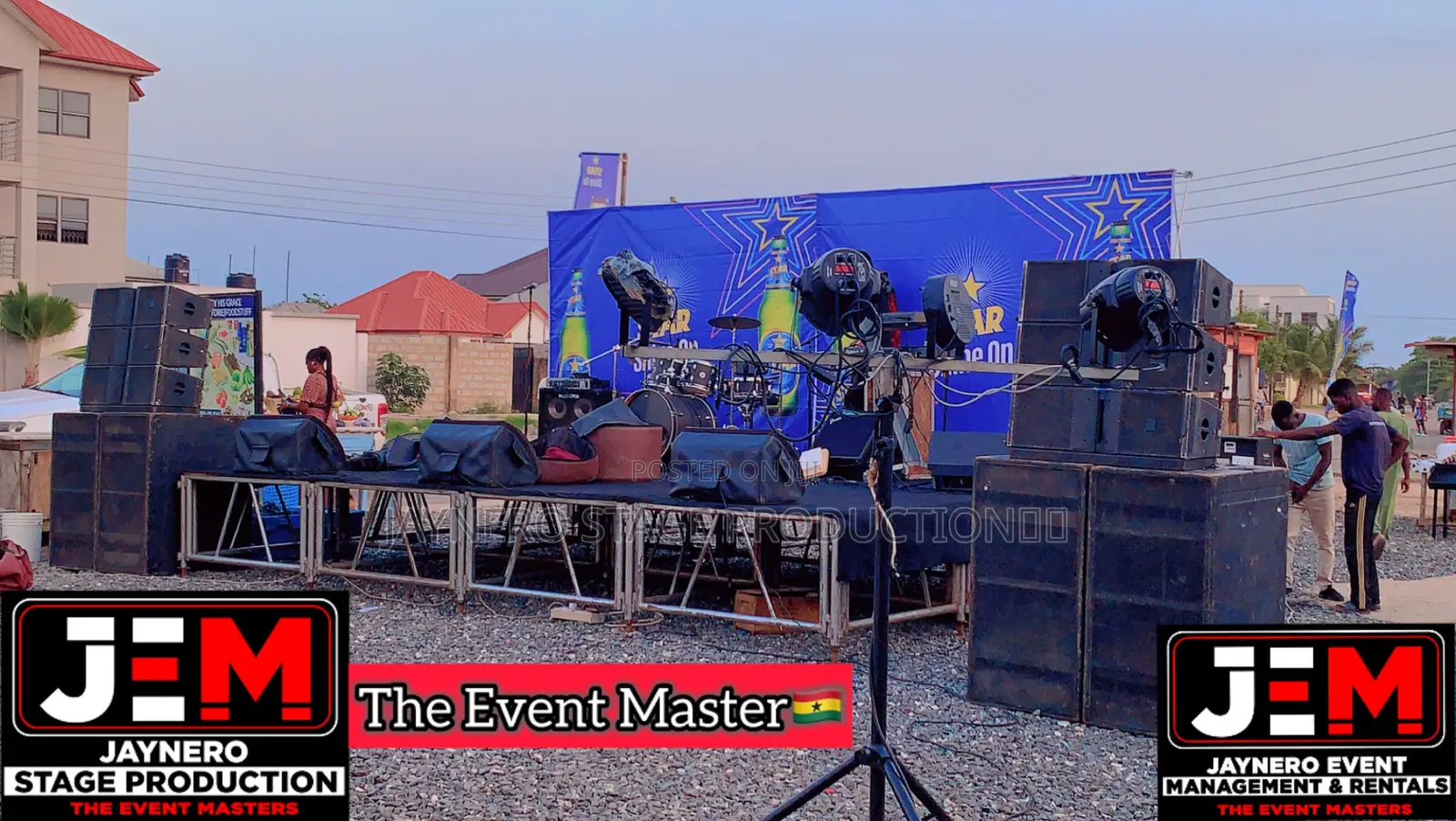 Stage for Rent in Ghana 20x15