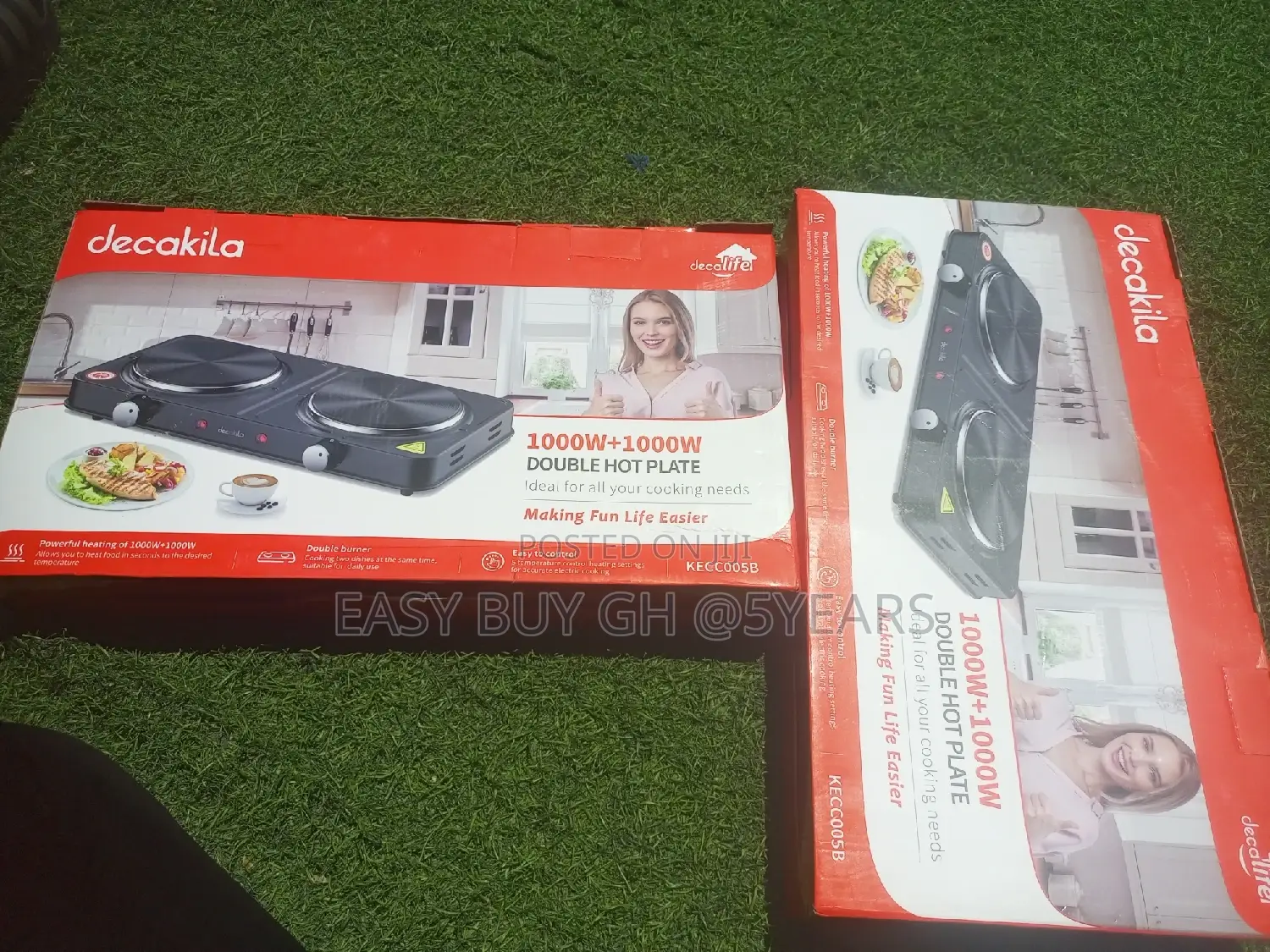 Quick and Amazing Decakila Double Hot Plate Cooking Machine