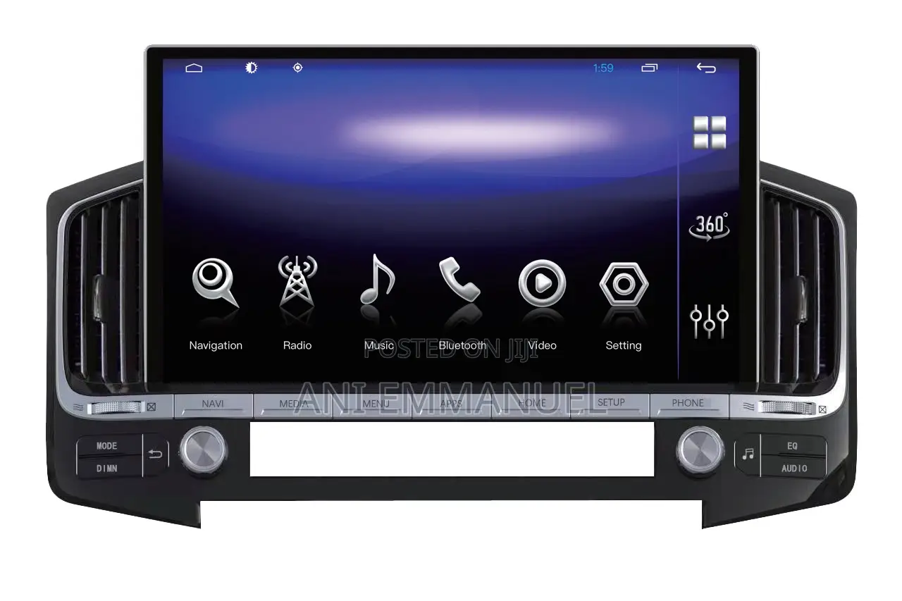 Toyota Landcruiser 2016 to 2021 13.1 Inches Android