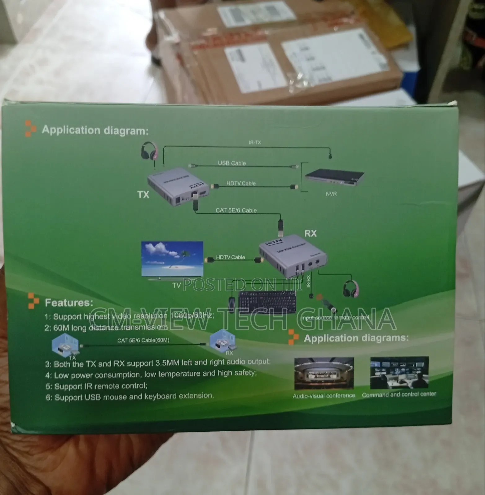HDTV 60m KVM Extender With Audio
