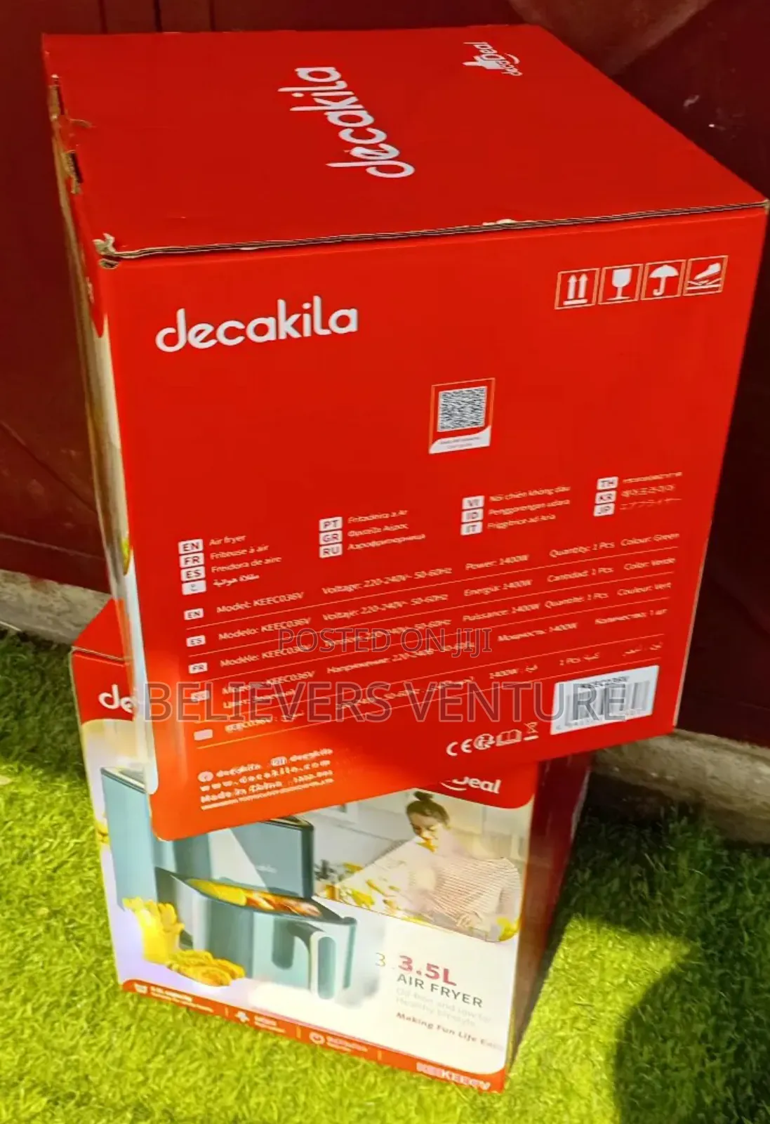 Order Your 3.5l 1400w Decakila Air Fryer Decakila Air Fryer