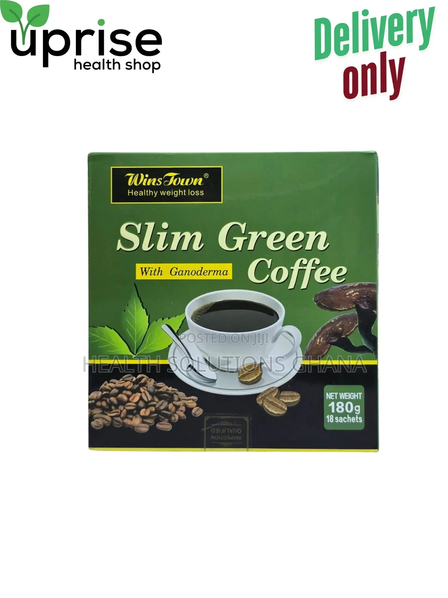 Wins Town Slim Green Coffee – 180g (Pay After Delivery)