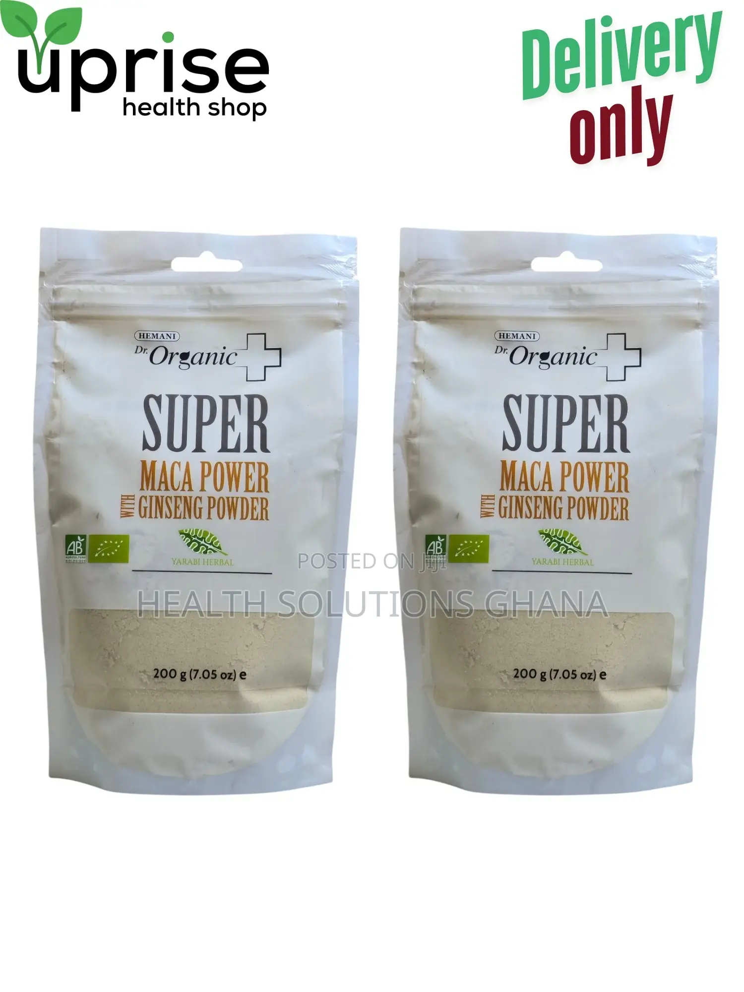 Hemani Dr. Organic Super Maca Powder With Ginger – 200g