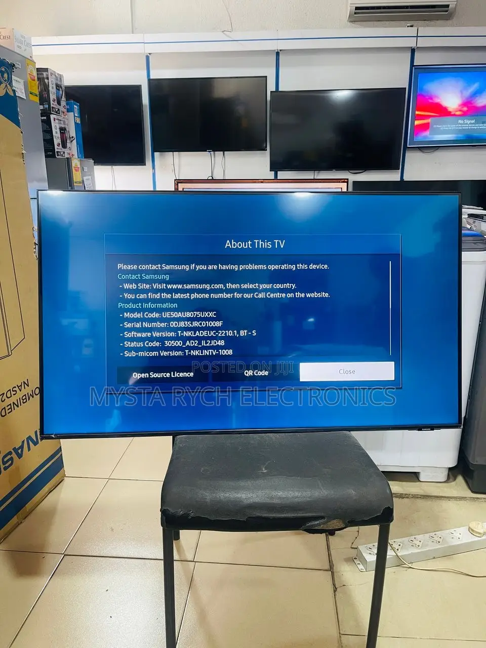 Series 8 Samsung 50” Smart Satellite Tv