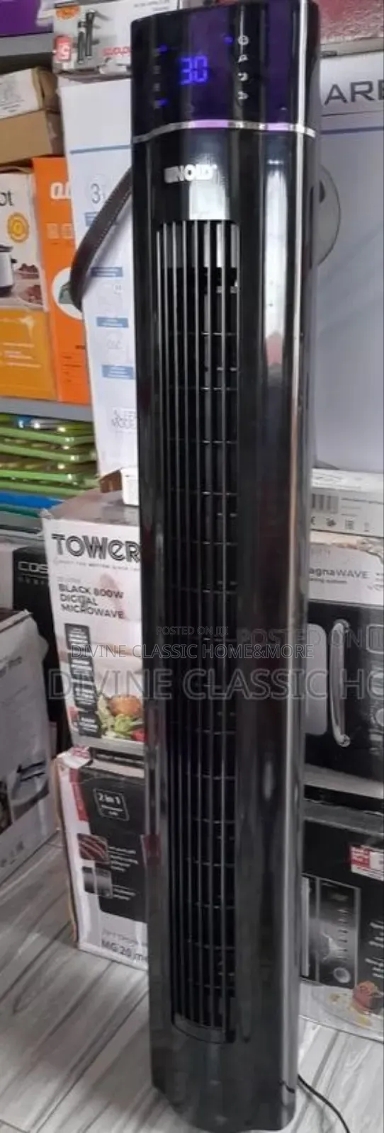 Unold Skyline Black Tower Fan
