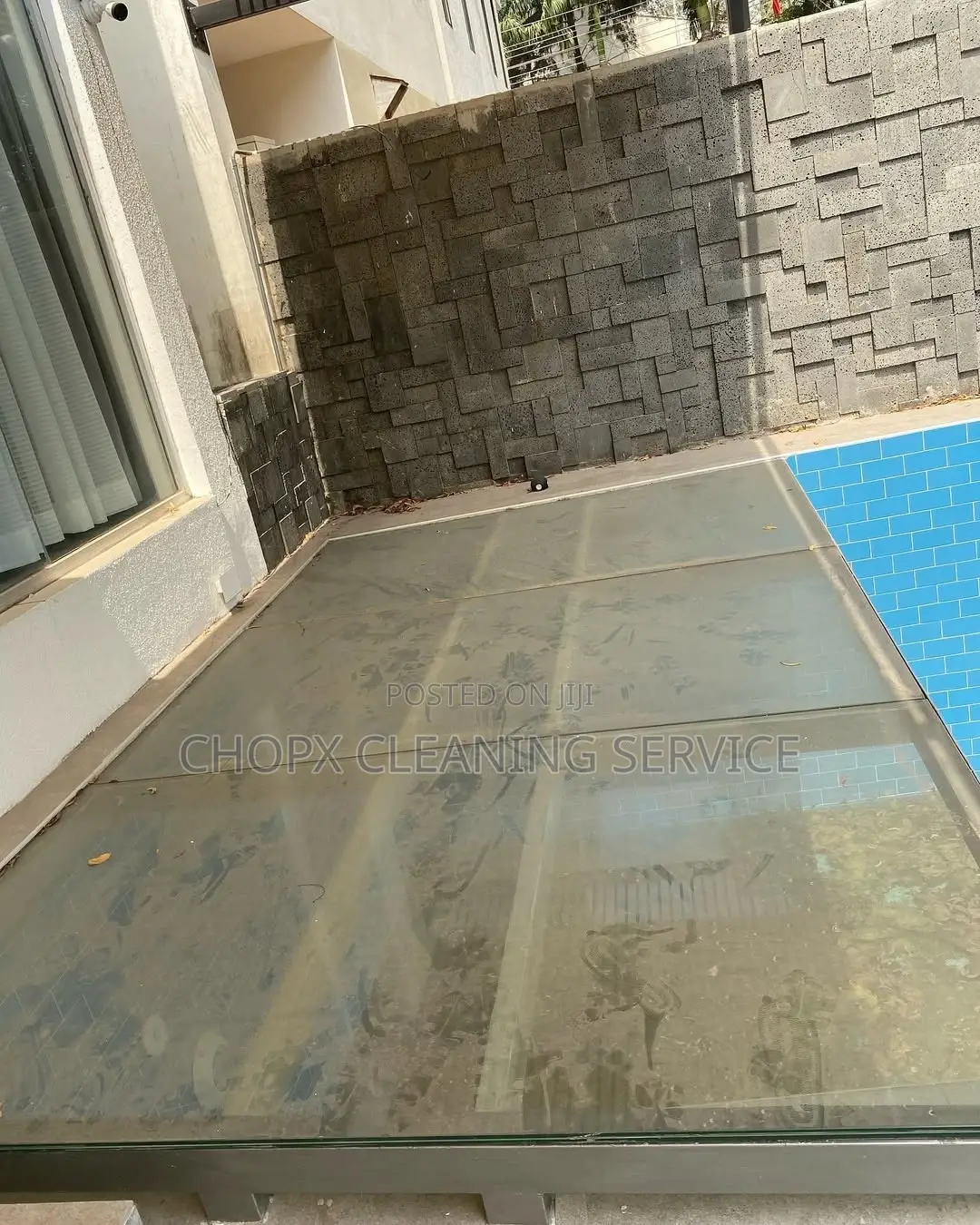 Pool Cleaning and Window