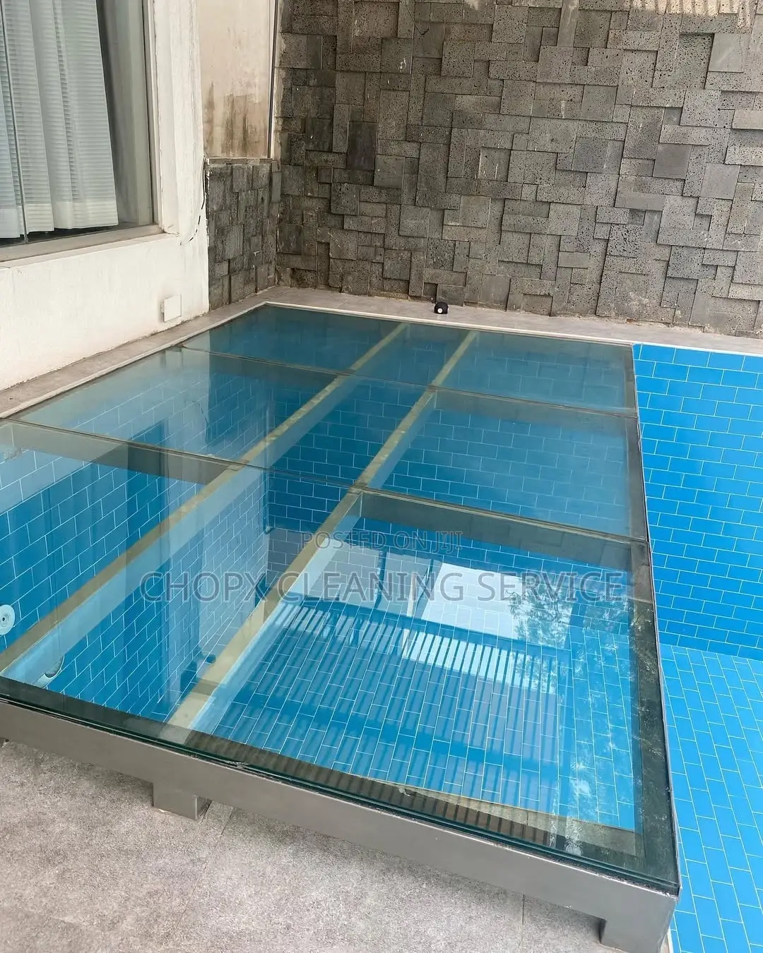 Pool Cleaning and Window