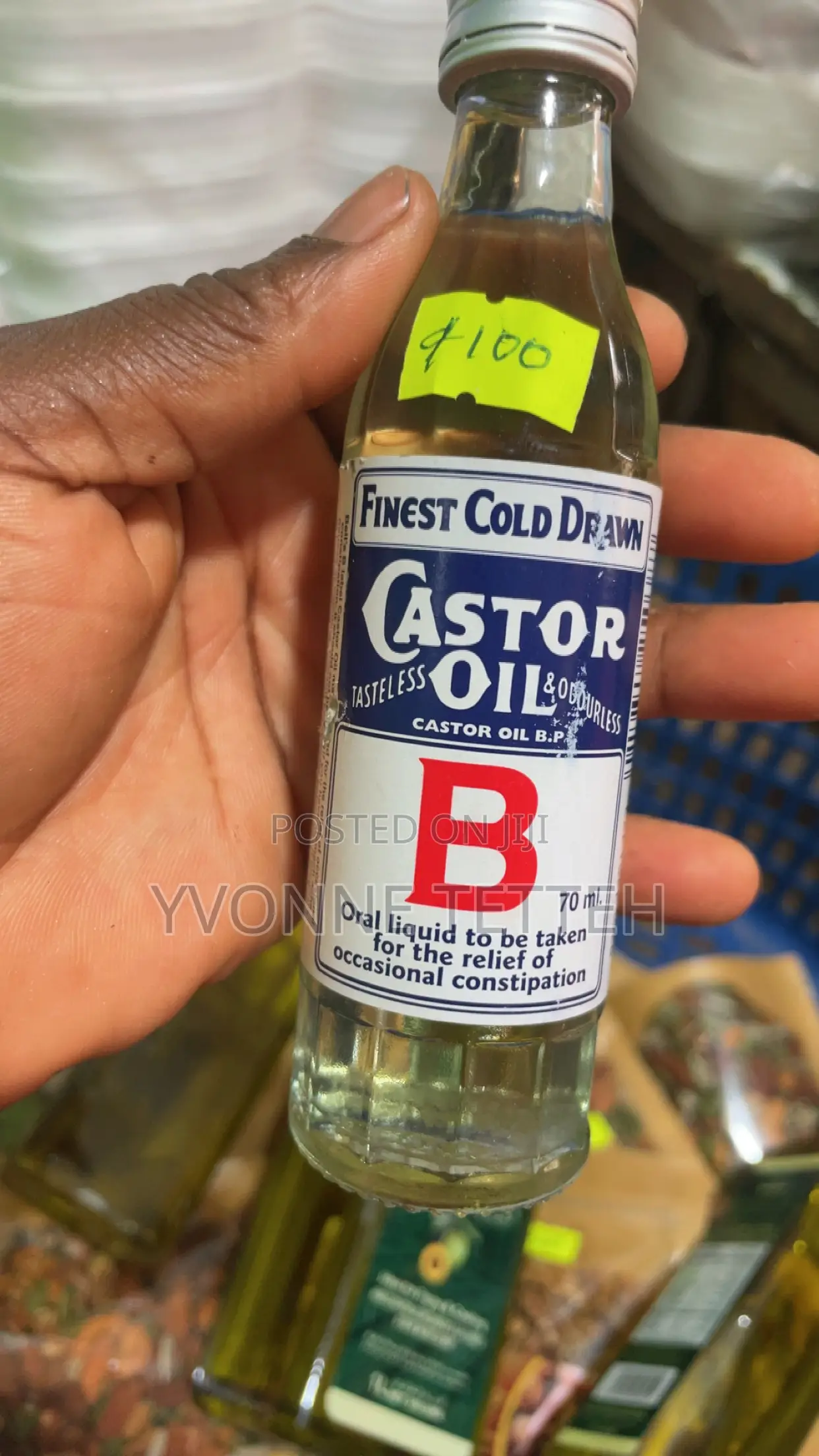 Finest Cold Drawn Castor Oil 70ml