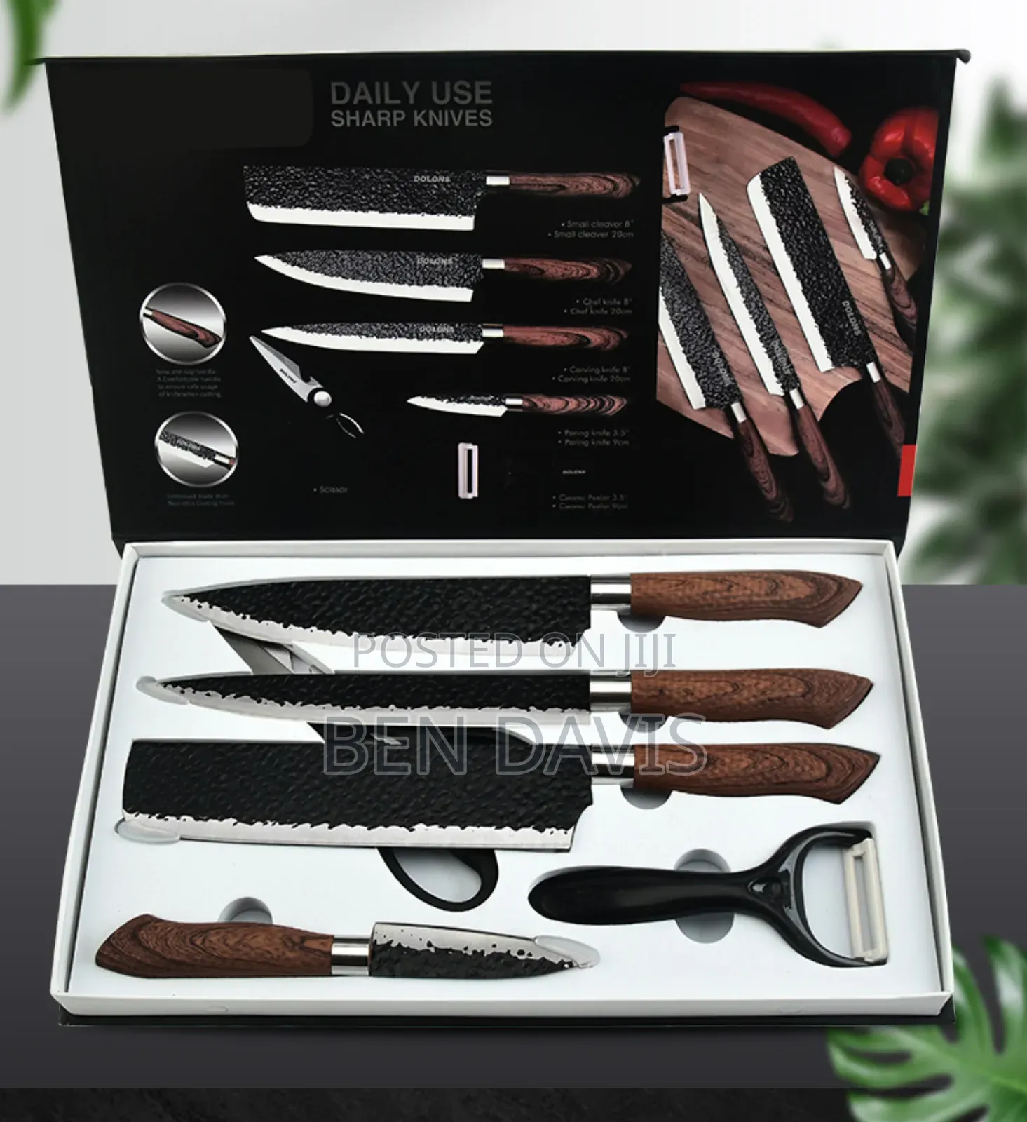 Kitchen Knives Set.