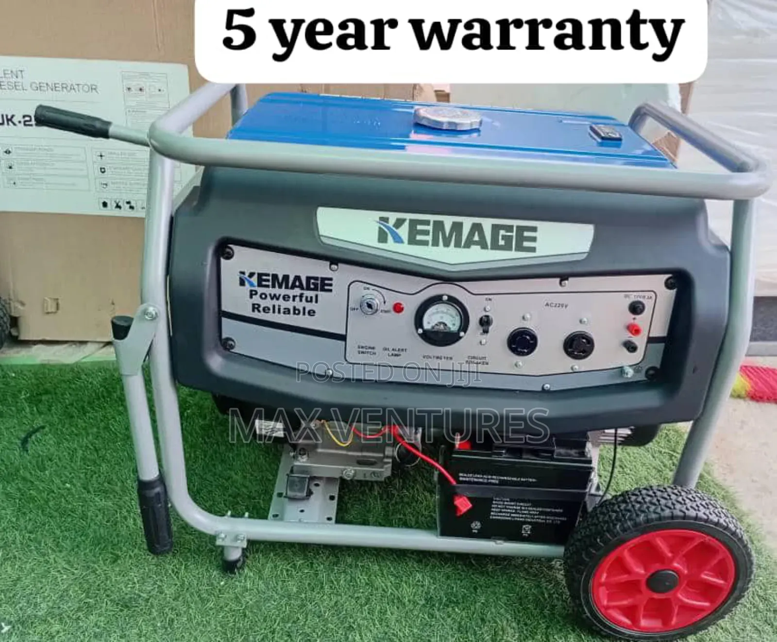 Kemage 14kva Petrol Generator Key Start Large Fuel Capacity
