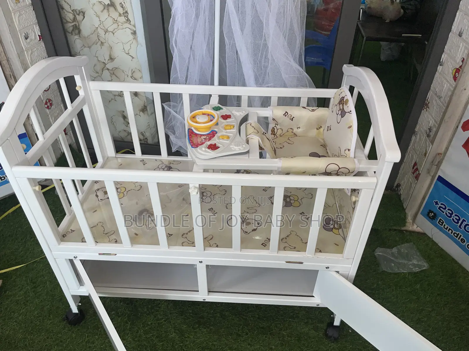 Wooden Co Sleep Adjustable Cot