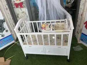 Wooden Co Sleep Adjustable Cot