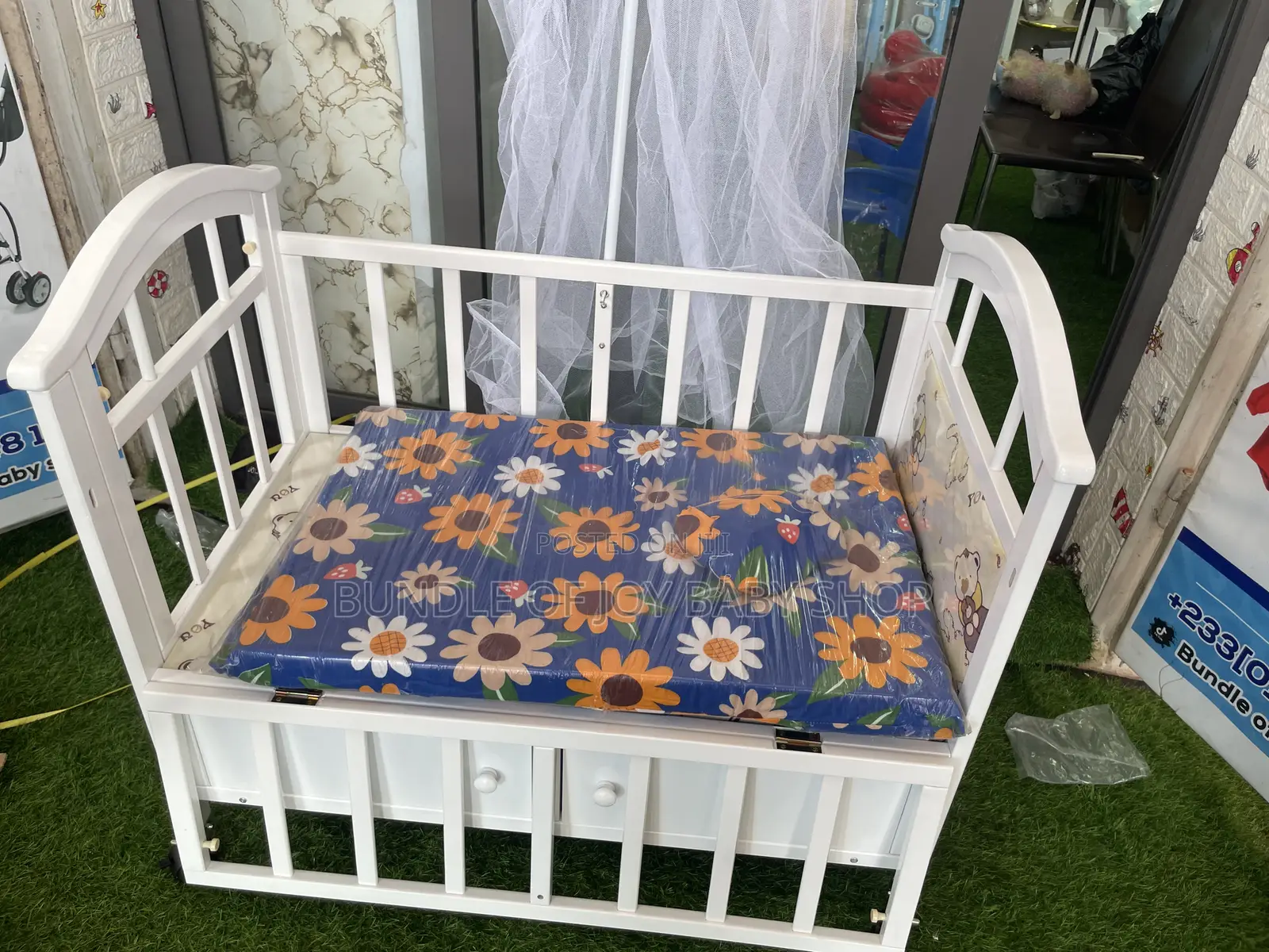 Wooden Co Sleep Adjustable Cot
