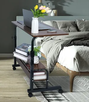 Adjustable Table With Storage Dim: 80*40*(60-90)Cm