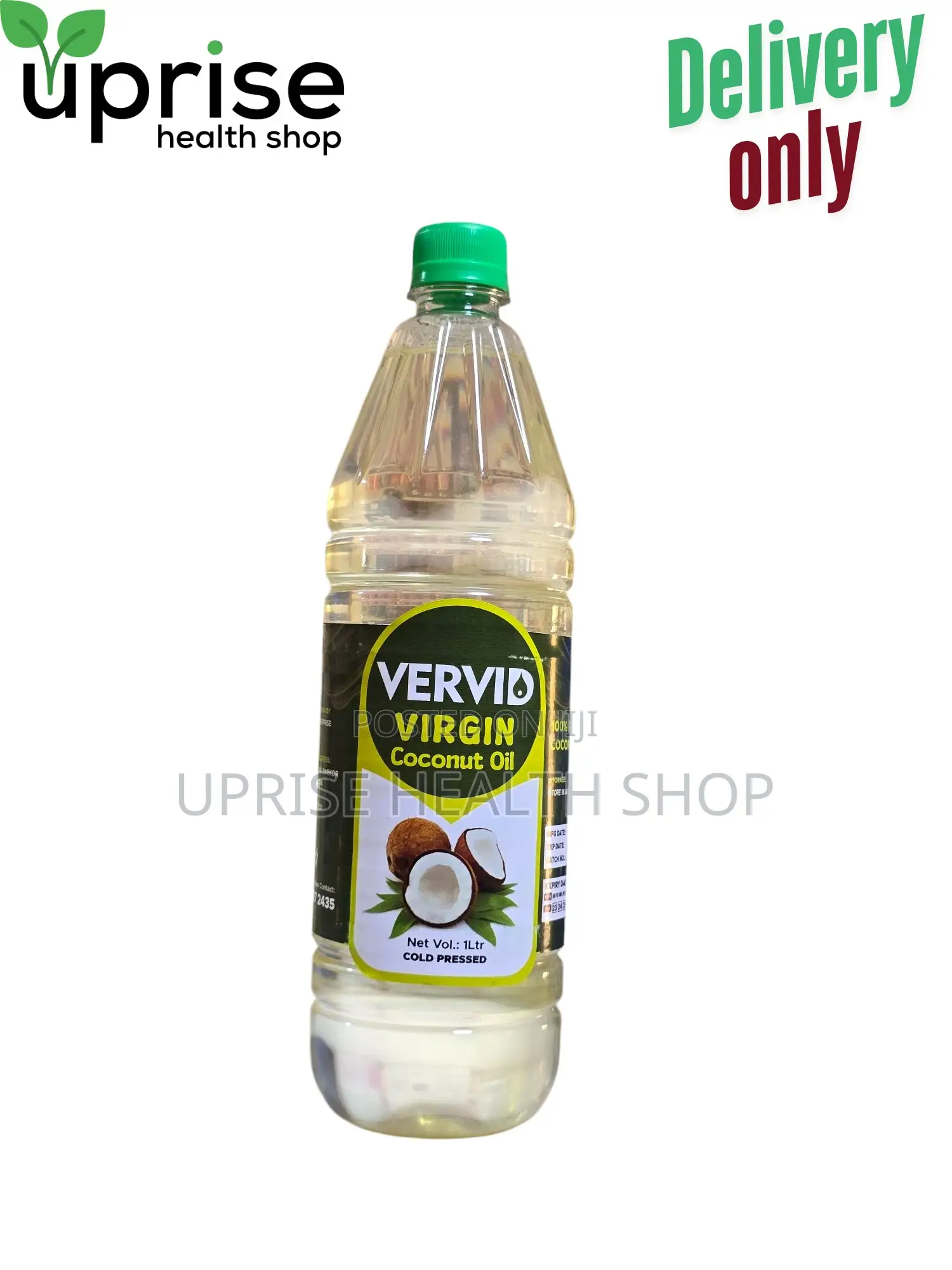Vervid Virgin Coconut Oil - 1l (Pay After Delivery)