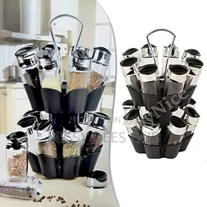 Spice Rack ( 16 Glass Jars)