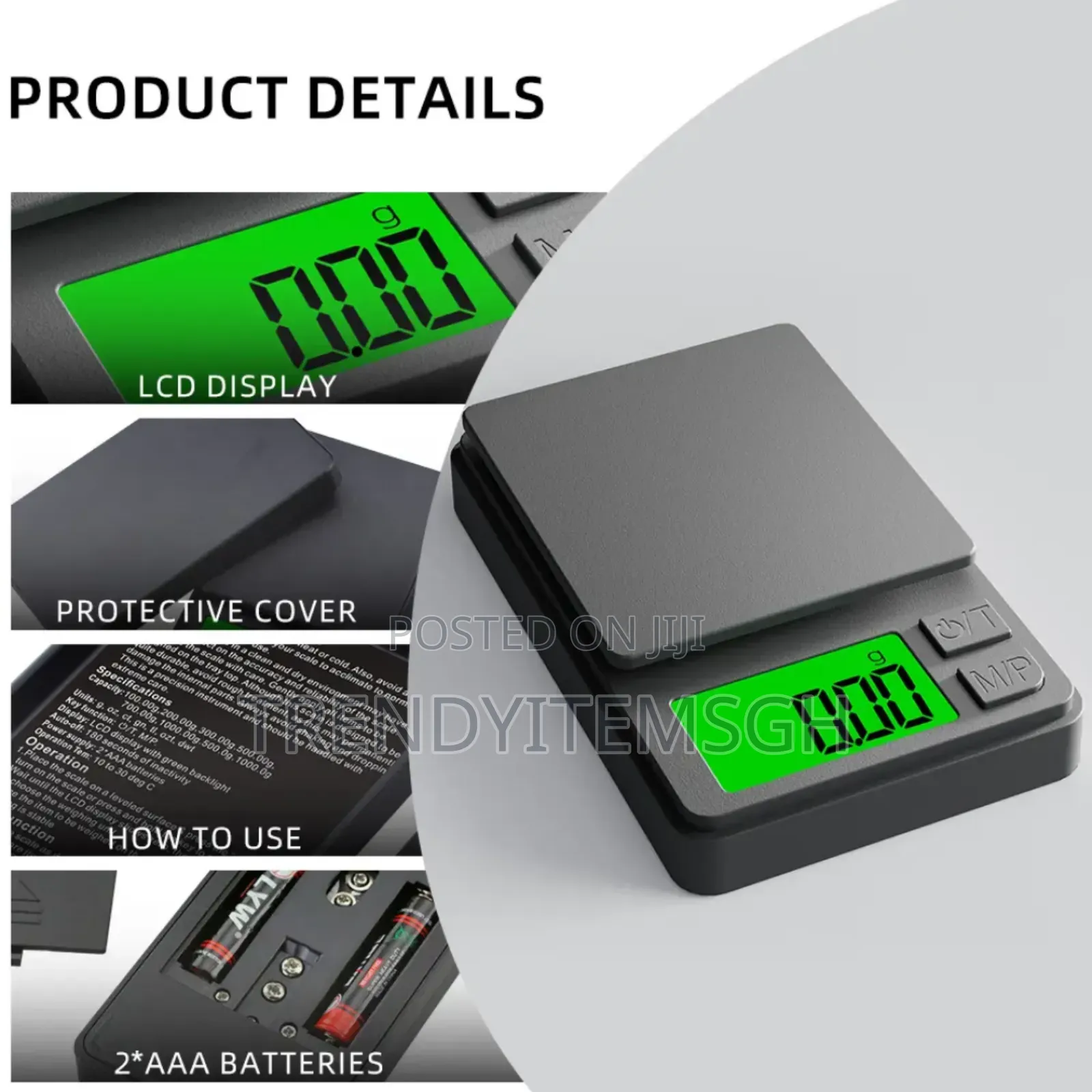 0.01g to 200g Precision Portable Gold Jewelry Pocket Scale.