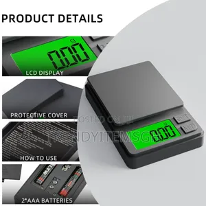 0.01g to 200g Precision Portable Gold Jewelry Pocket Scale.