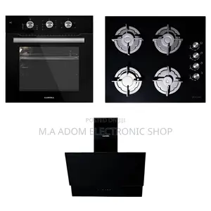 Modern Kenwood 60cm Built in Glass Set Hob Hood Oven