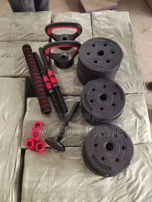 30kg Adjustable Barbel Kettlebell Dumbbell Set (Christmas Promo)