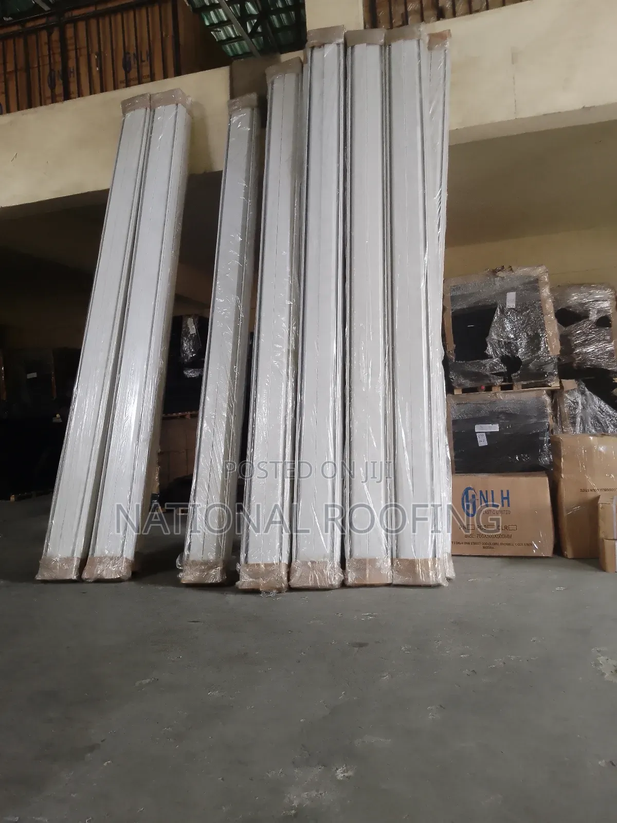 White PVC Rain Gutter, Pipes and Accessories