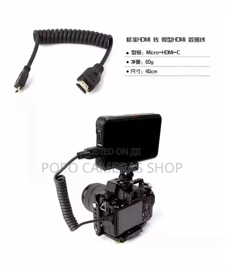  Hdmi Cable for Camera to Monitor, Etc