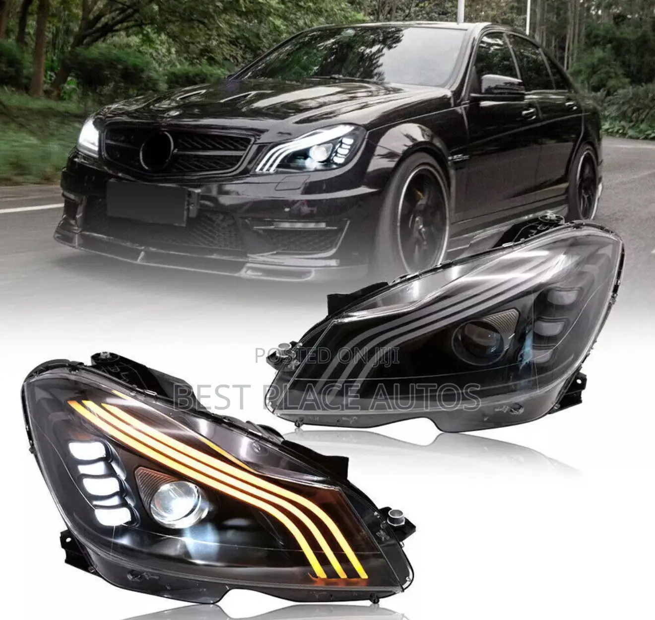 Mercedes Benz C250 Spec Headlights
