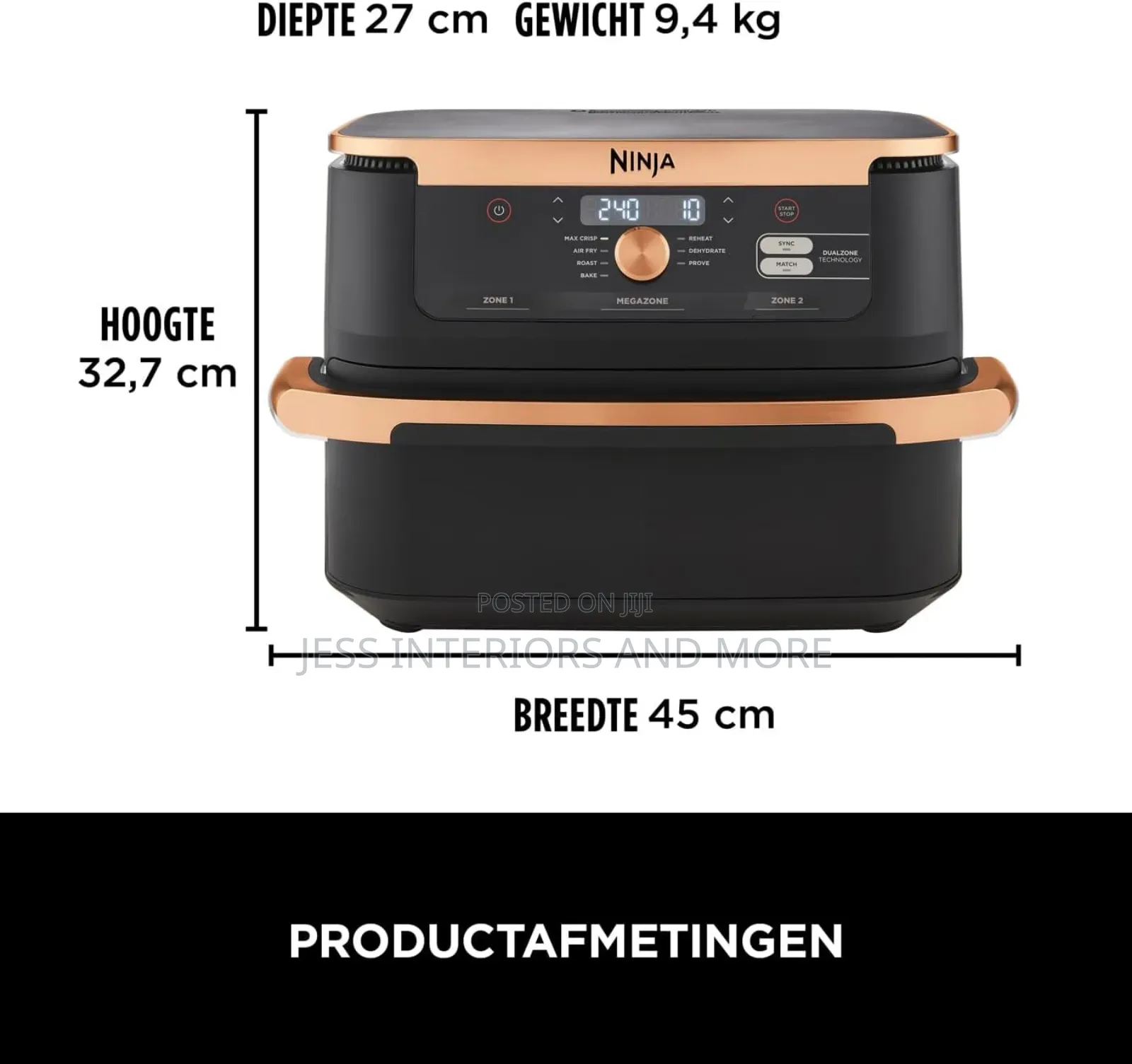 Ninja Foodi Flexdrawer Air Fryer 10.4l