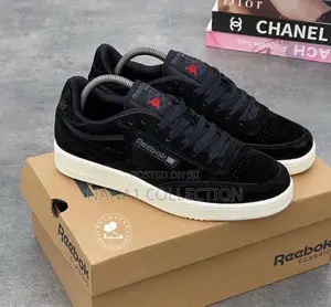 Reebok Club C Suede Black White